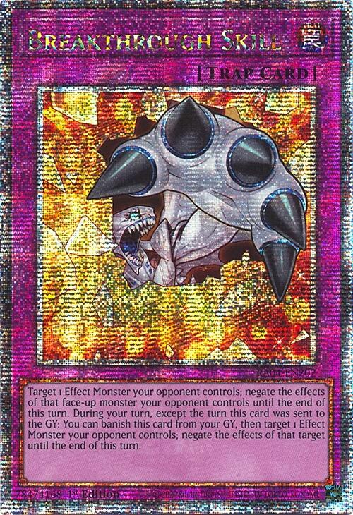 Breakthrough Skill [RA04-EN202] Quarter Century Secret Rare | Galaxy Games LLC