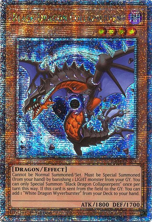 Black Dragon Collapserpent [RA04-EN204] Quarter Century Secret Rare | Galaxy Games LLC