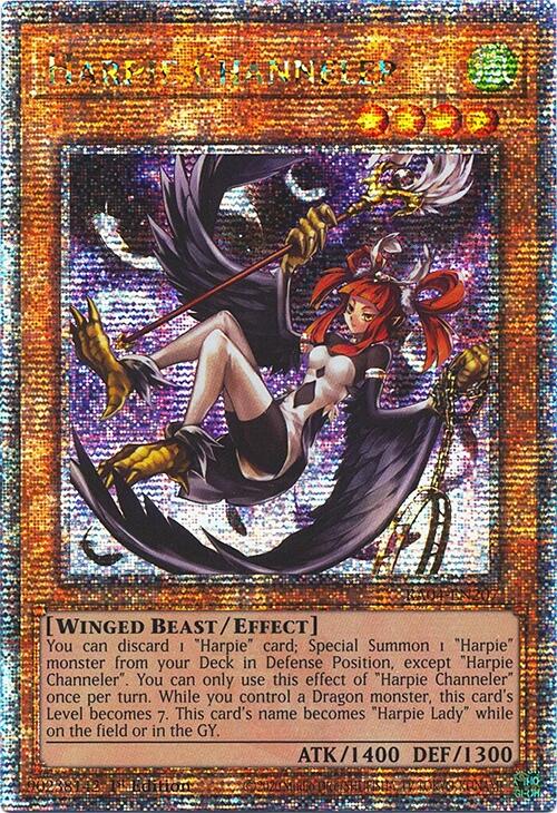 Harpie Channeler [RA04-EN207] Quarter Century Secret Rare | Galaxy Games LLC