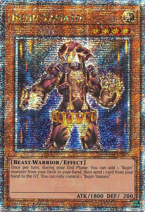 Bujin Yamato [RA04-EN209] Quarter Century Secret Rare | Galaxy Games LLC