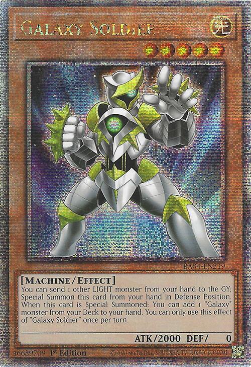 Galaxy Soldier [RA04-EN219] Quarter Century Secret Rare | Galaxy Games LLC