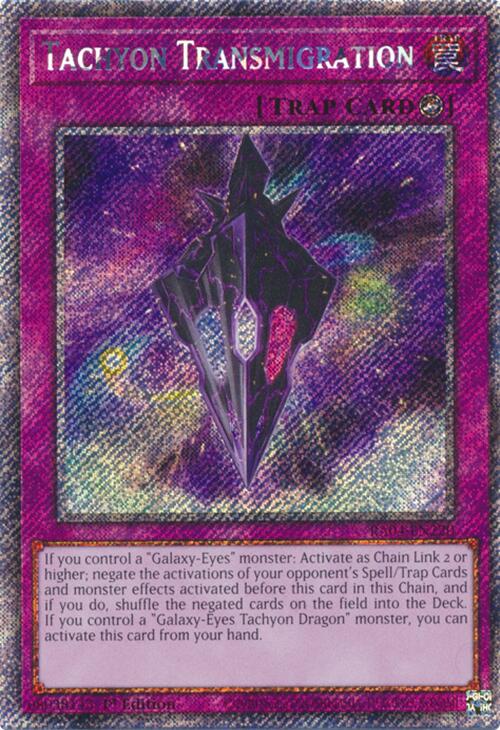 Tachyon Transmigration [RA04-EN220] Platinum Secret Rare | Galaxy Games LLC