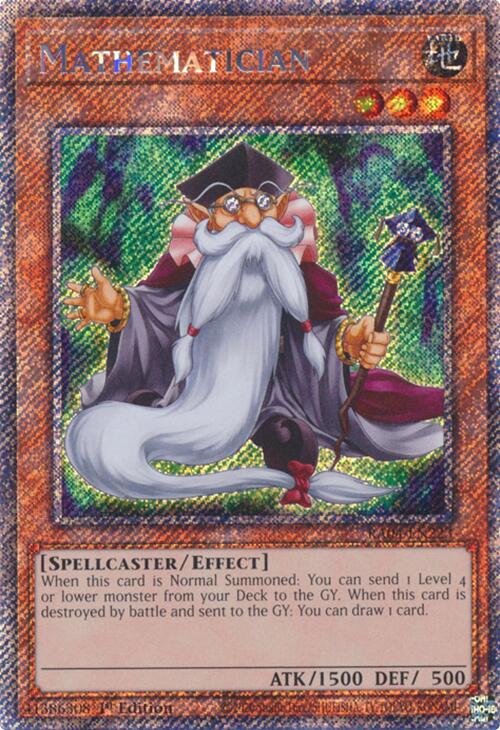 Mathematician [RA04-EN223] Platinum Secret Rare | Galaxy Games LLC