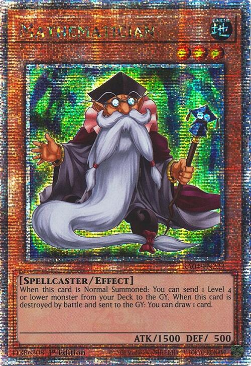 Mathematician [RA04-EN223] Quarter Century Secret Rare | Galaxy Games LLC