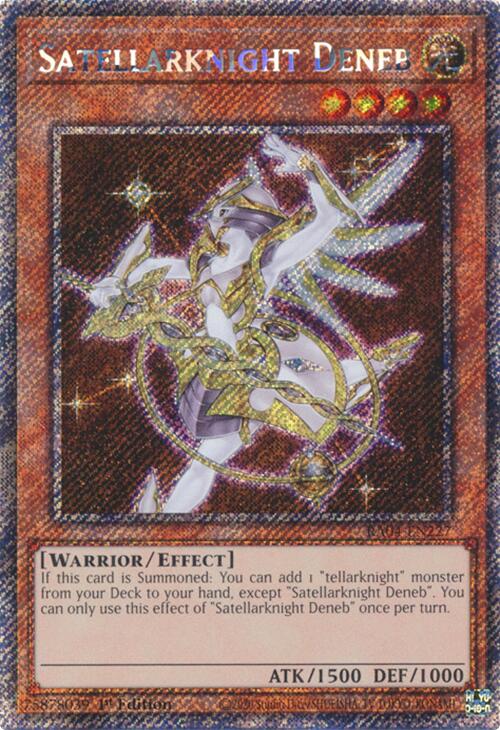 Satellarknight Deneb [RA04-EN227] Platinum Secret Rare | Galaxy Games LLC