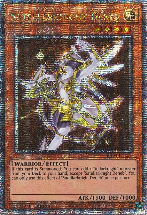 Satellarknight Deneb [RA04-EN227] Quarter Century Secret Rare | Galaxy Games LLC