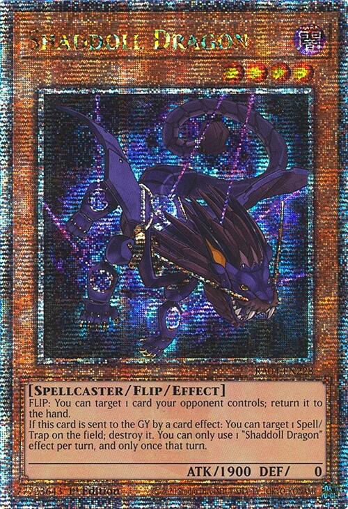 Shaddoll Dragon [RA04-EN228] Quarter Century Secret Rare | Galaxy Games LLC