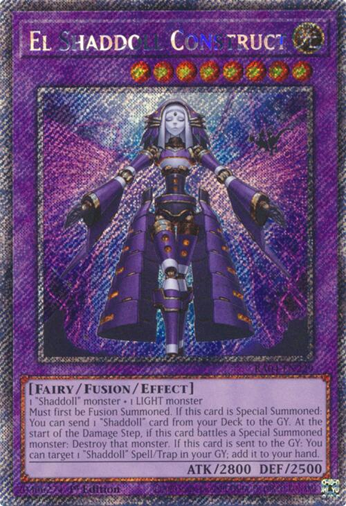 El Shaddoll Construct [RA04-EN229] Platinum Secret Rare | Galaxy Games LLC