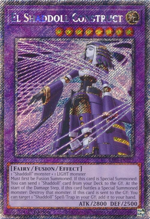 El Shaddoll Construct (Alternate Art) [RA04-EN229] Platinum Secret Rare | Galaxy Games LLC