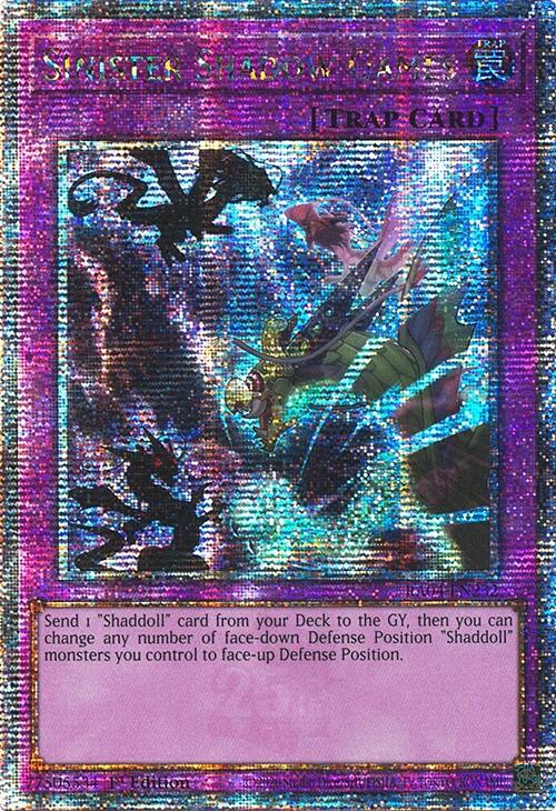 Sinister Shadow Games [RA04-EN232] Quarter Century Secret Rare | Galaxy Games LLC