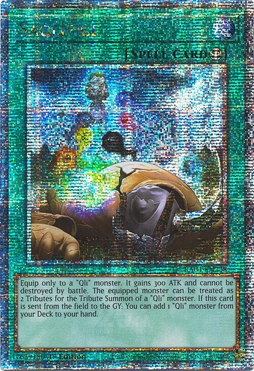 Saqlifice [RA04-EN238] Quarter Century Secret Rare | Galaxy Games LLC