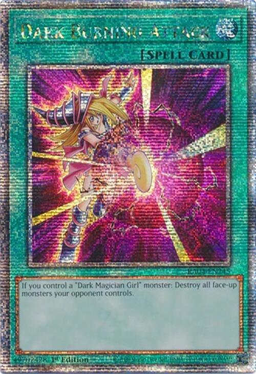 Dark Burning Attack [RA04-EN245] Quarter Century Secret Rare | Galaxy Games LLC