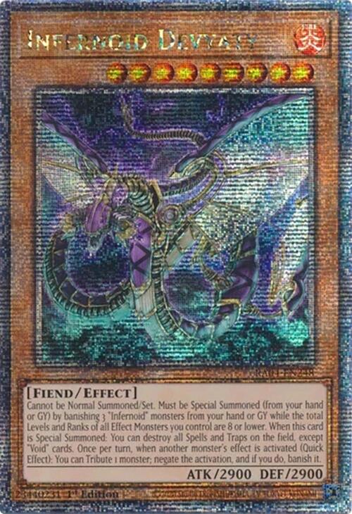 Infernoid Devyaty [RA04-EN248] Quarter Century Secret Rare | Galaxy Games LLC