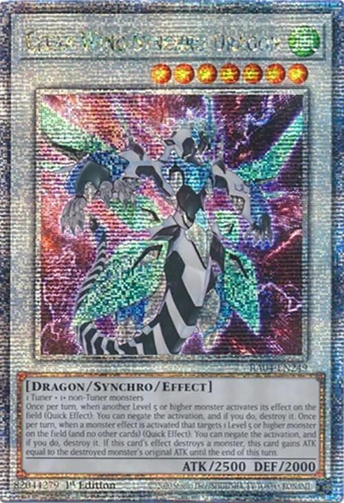 Clear Wing Synchro Dragon [RA04-EN249] Quarter Century Secret Rare | Galaxy Games LLC