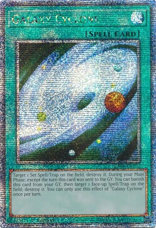 Galaxy Cyclone [RA04-EN250] Quarter Century Secret Rare | Galaxy Games LLC