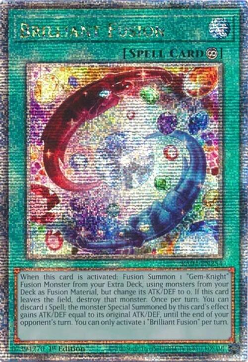 Brilliant Fusion [RA04-EN254] Quarter Century Secret Rare | Galaxy Games LLC