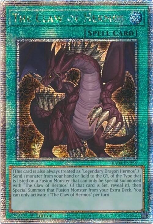 The Claw of Hermos [RA04-EN256] Quarter Century Secret Rare | Galaxy Games LLC