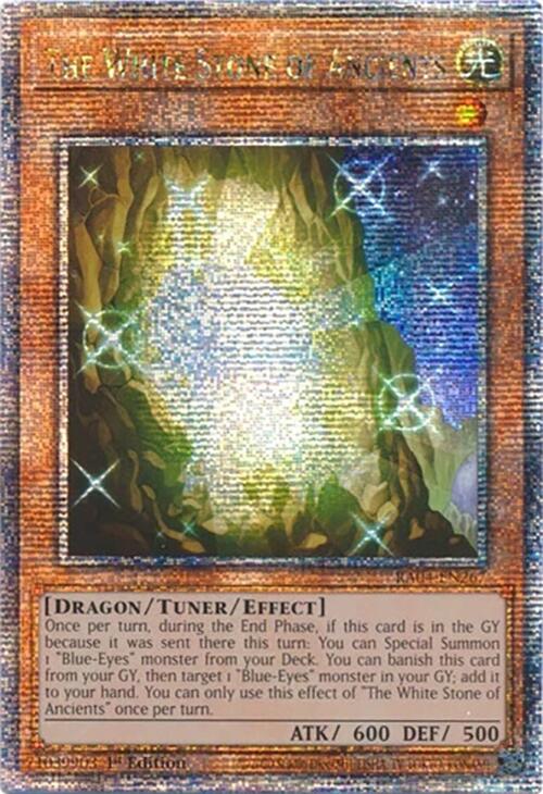 The White Stone of Ancients [RA04-EN267] Quarter Century Secret Rare | Galaxy Games LLC