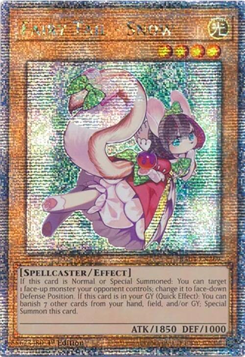 Fairy Tail - Snow [RA04-EN269] Quarter Century Secret Rare | Galaxy Games LLC