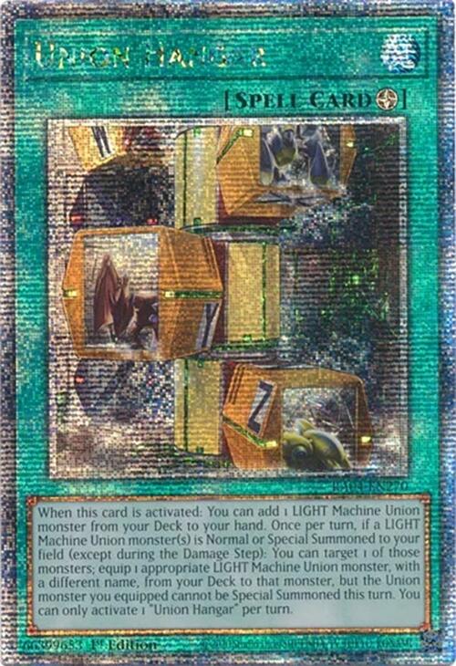 Union Hangar [RA04-EN270] Quarter Century Secret Rare | Galaxy Games LLC