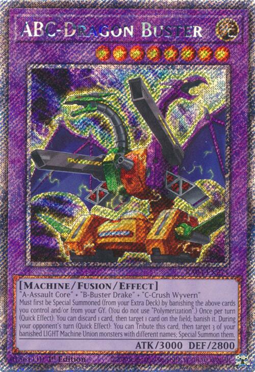 ABC-Dragon Buster [RA04-EN271] Platinum Secret Rare | Galaxy Games LLC