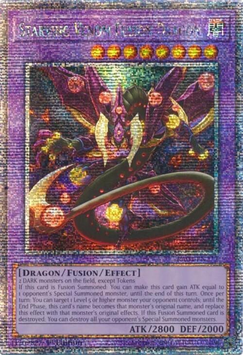Starving Venom Fusion Dragon [RA04-EN272] Quarter Century Secret Rare | Galaxy Games LLC