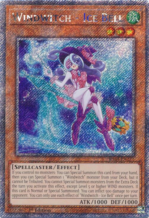 Windwitch - Ice Bell [RA04-EN273] Platinum Secret Rare | Galaxy Games LLC
