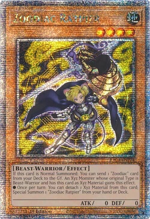 Zoodiac Ratpier [RA04-EN274] Quarter Century Secret Rare | Galaxy Games LLC