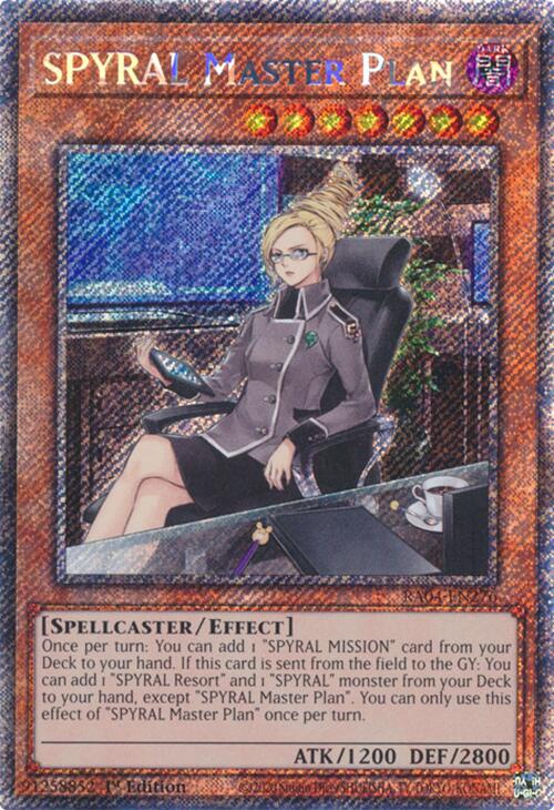 SPYRAL Master Plan [RA04-EN276] Platinum Secret Rare | Galaxy Games LLC