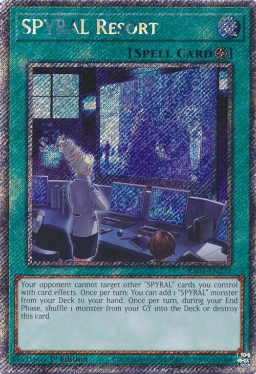 SPYRAL Resort [RA04-EN277] Platinum Secret Rare | Galaxy Games LLC