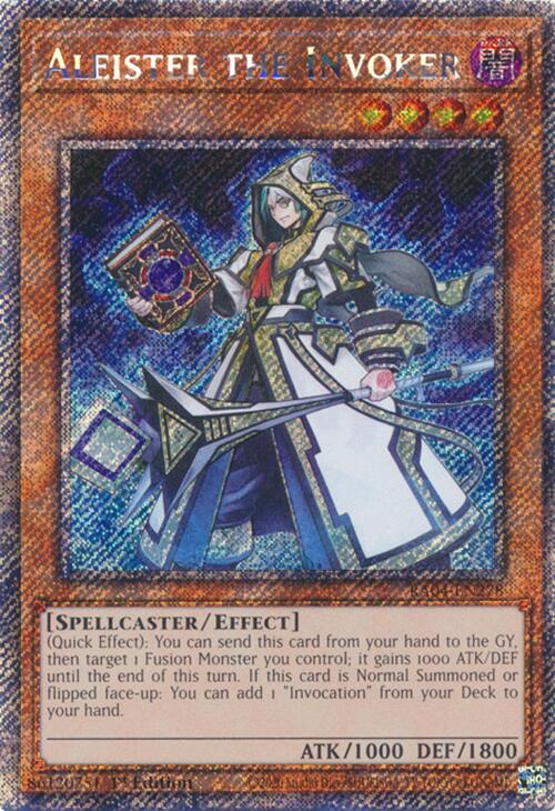 Aleister the Invoker [RA04-EN278] Platinum Secret Rare | Galaxy Games LLC