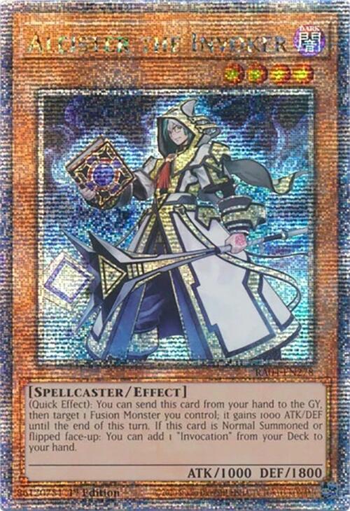 Aleister the Invoker [RA04-EN278] Quarter Century Secret Rare | Galaxy Games LLC