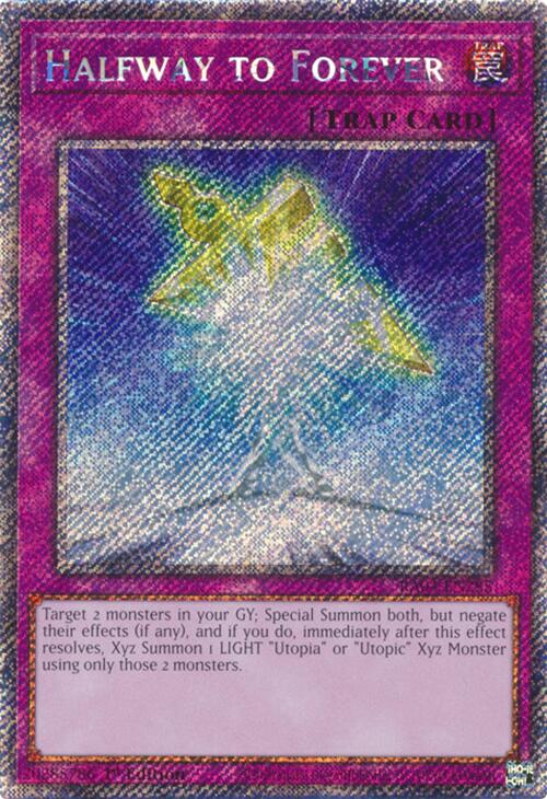 Halfway to Forever [RA04-EN285] Platinum Secret Rare | Galaxy Games LLC