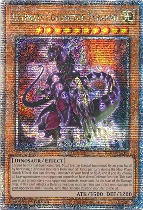 Ultimate Conductor Tyranno [RA04-EN287] Quarter Century Secret Rare | Galaxy Games LLC