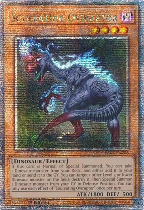 Souleating Oviraptor [RA04-EN288] Quarter Century Secret Rare | Galaxy Games LLC