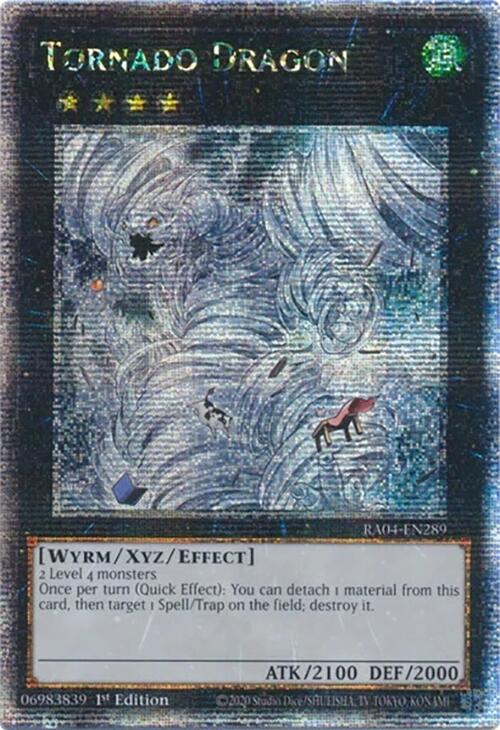 Tornado Dragon [RA04-EN289] Quarter Century Secret Rare | Galaxy Games LLC