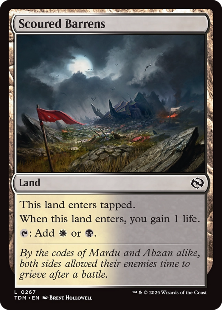 Scoured Barrens [Tarkir: Dragonstorm] | Galaxy Games LLC