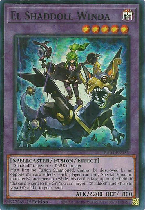 El Shaddoll Winda [RA04-EN052] Super Rare | Galaxy Games LLC
