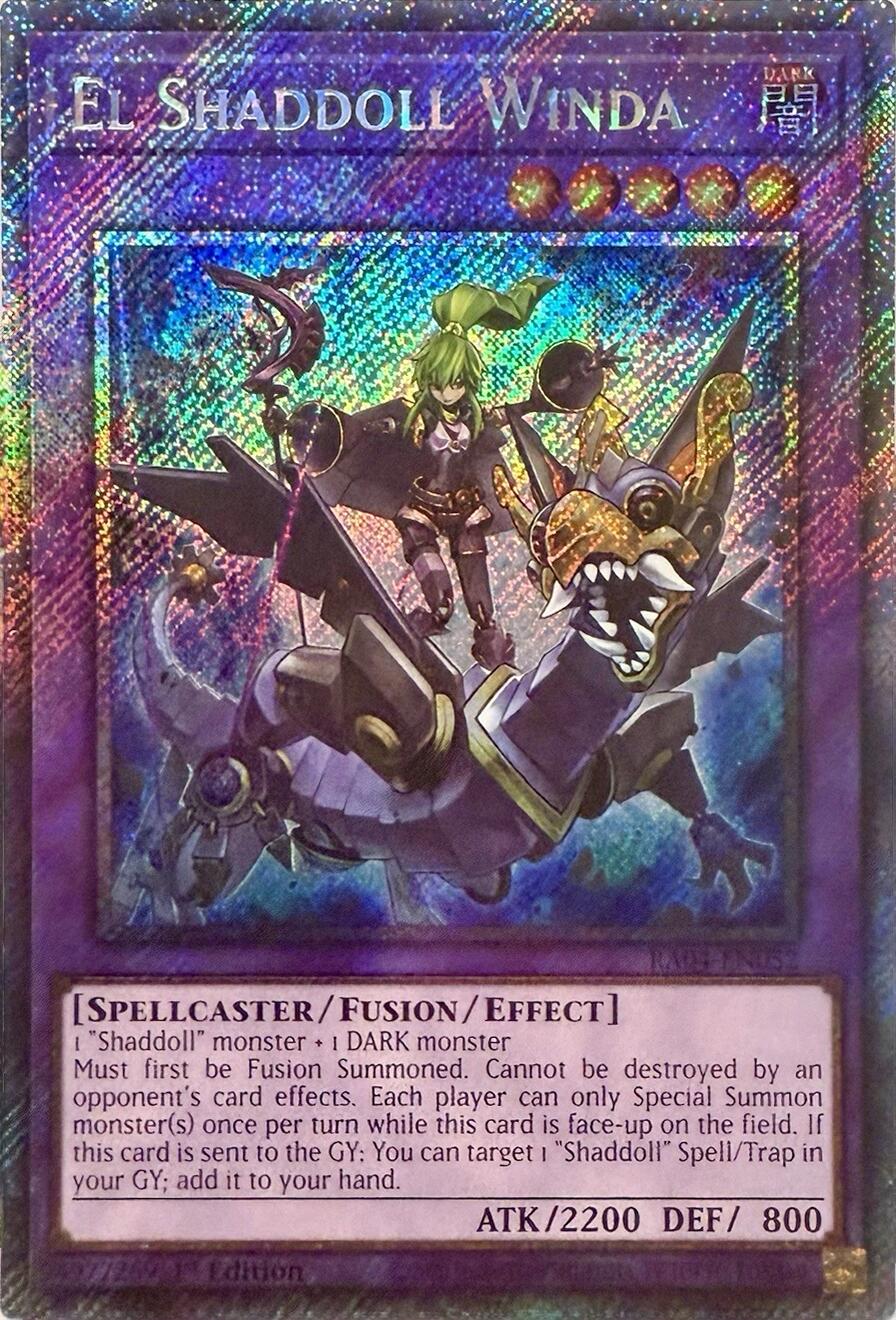 El Shaddoll Winda [RA04-EN052] Platinum Secret Rare | Galaxy Games LLC