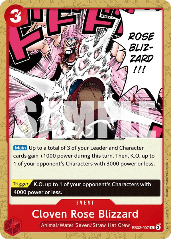 Cloven Rose Blizzard [Extra Booster: Anime 25th Collection] | Galaxy Games LLC