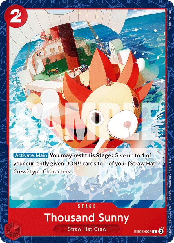 Thousand Sunny [Extra Booster: Anime 25th Collection] | Galaxy Games LLC
