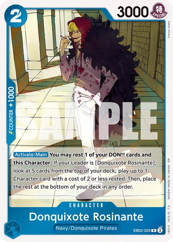 Donquixote Rosinante [Extra Booster: Anime 25th Collection] | Galaxy Games LLC