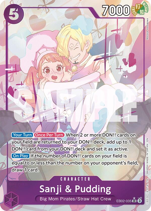 Sanji & Pudding (Alternate Art) [Extra Booster: Anime 25th Collection] | Galaxy Games LLC