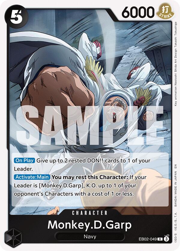 Monkey.D.Garp [Extra Booster: Anime 25th Collection] | Galaxy Games LLC