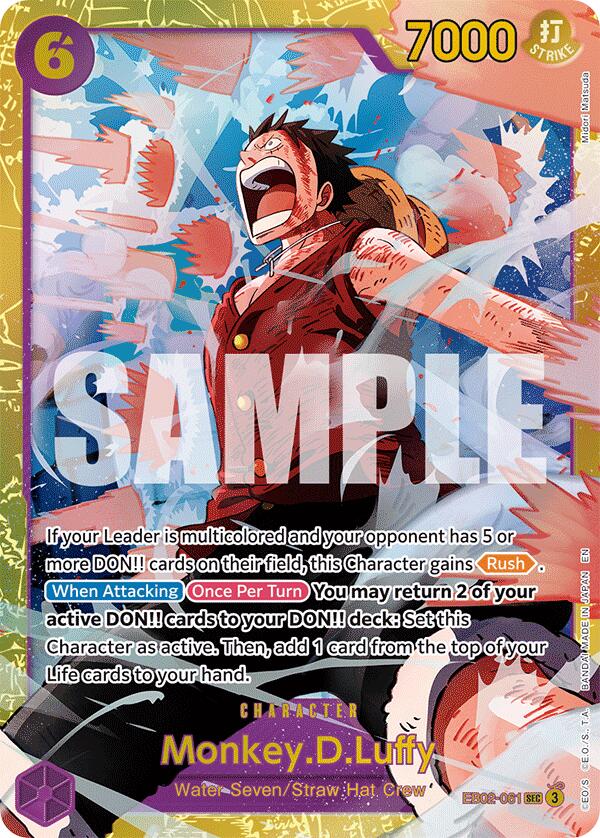Monkey.D.Luffy (061) [Extra Booster: Anime 25th Collection] | Galaxy Games LLC