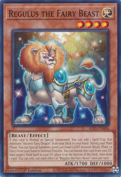 Regulus the Fairy Beast [ALIN-EN006] Common | Galaxy Games LLC