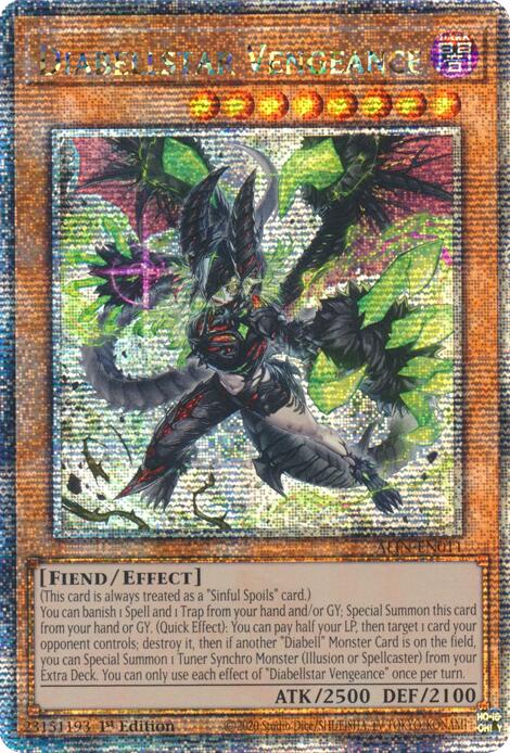 Diabellstar Vengeance [ALIN-EN011] Quarter Century Secret Rare | Galaxy Games LLC