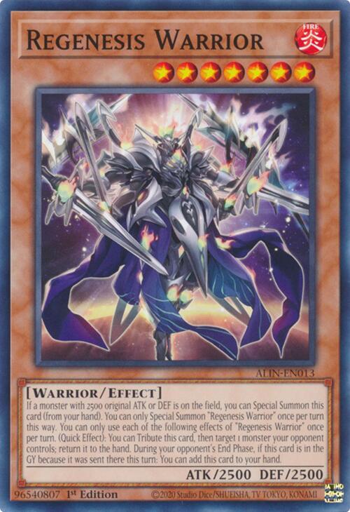 Regenesis Warrior [ALIN-EN013] Common | Galaxy Games LLC