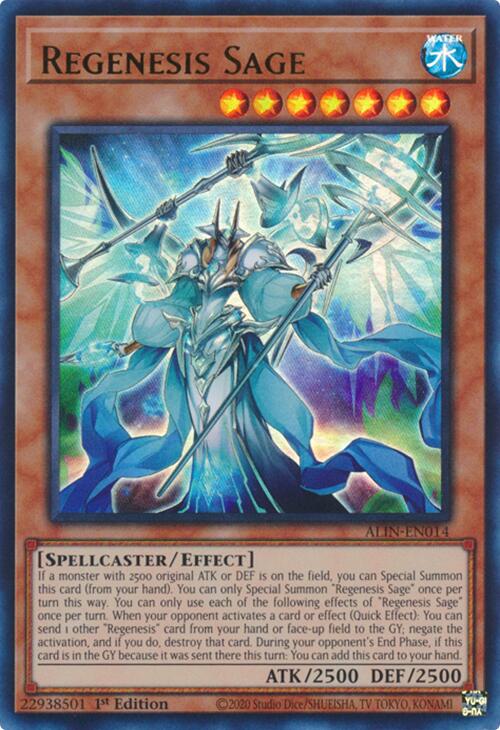 Regenesis Sage [ALIN-EN014] Ultra Rare | Galaxy Games LLC