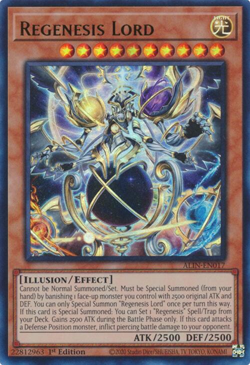 Regenesis Lord [ALIN-EN017] Ultra Rare | Galaxy Games LLC